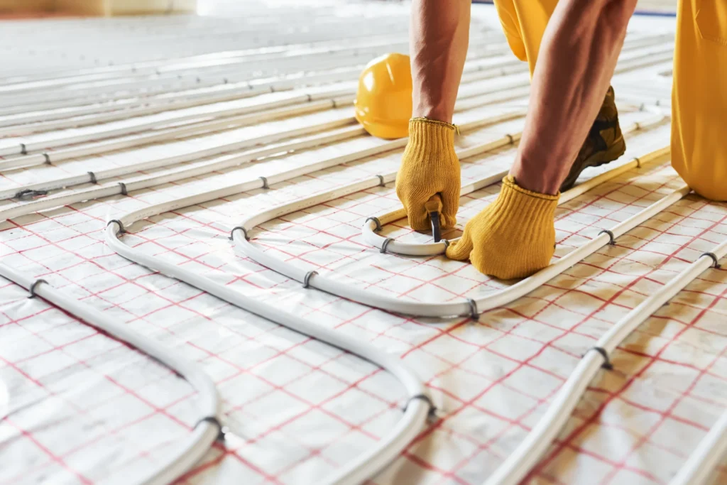 Underfloor Heating Pipework Installation